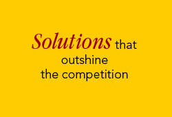 Solutions that outpace the competition